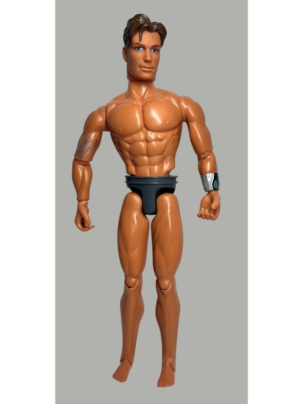 1998 Mattel Max Steel 12-Inch Fully Articulated Action Figure With Silver Bracel